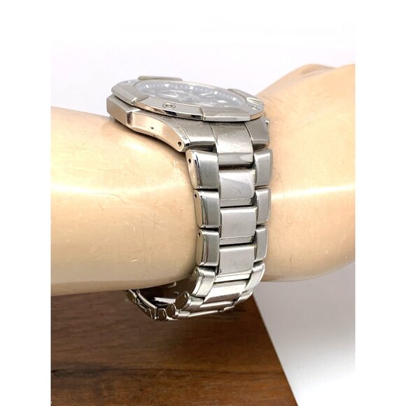 Seiko Men's Watch 7T62-0JJ0 Quartz Chronograph Gray Silver Stainless Steel 42mm - Picture 13 of 15